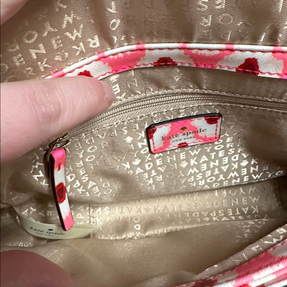 Kate Spade like new Laurel Way Carsen Ikat Posey coat canvas crossbody purse - Picture 10 of 10